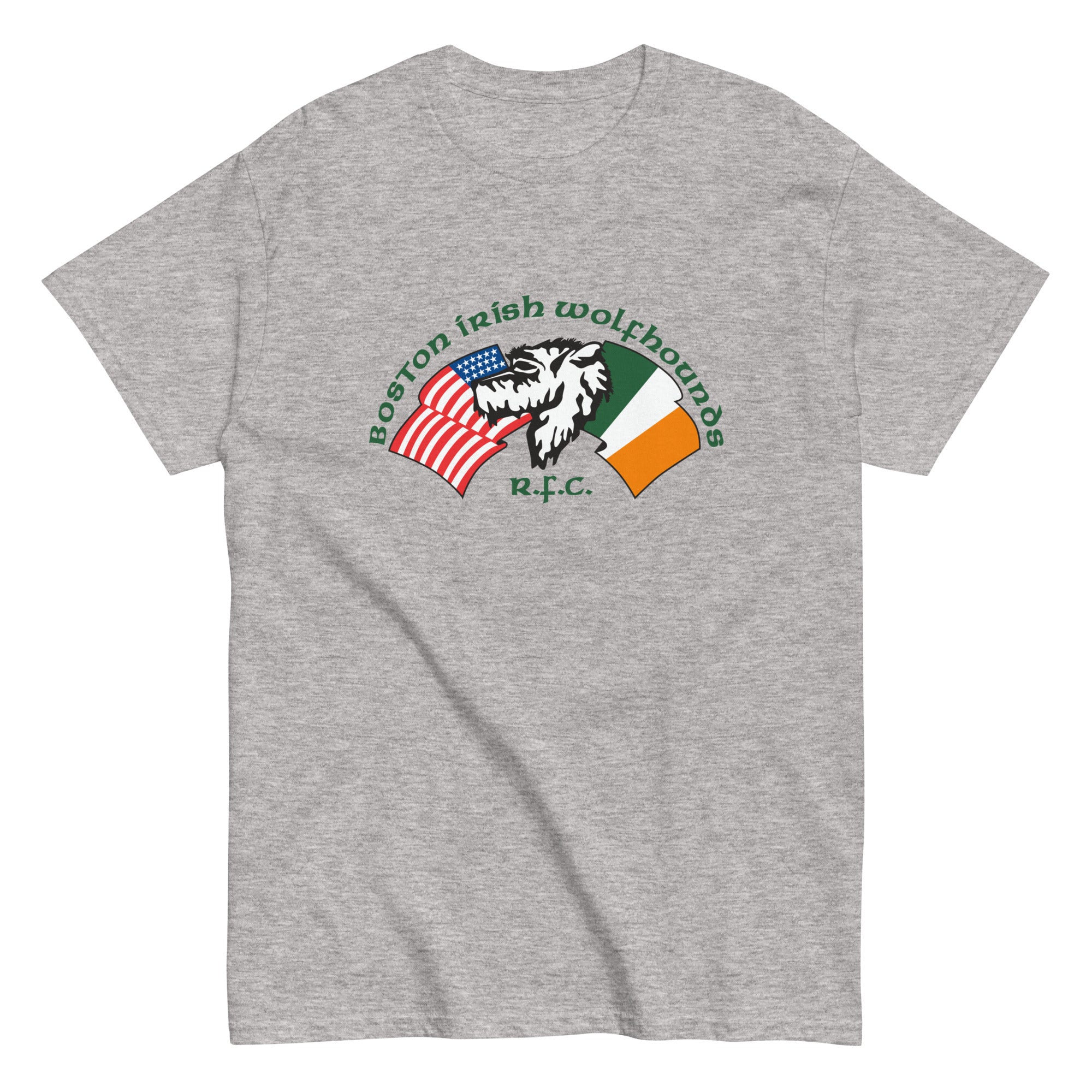 Boston Irish Wolfhounds YRFC Classic T-Shirt | Vintage Rugby Fan Apparel | Perfect for Game Days & Casual Wear
