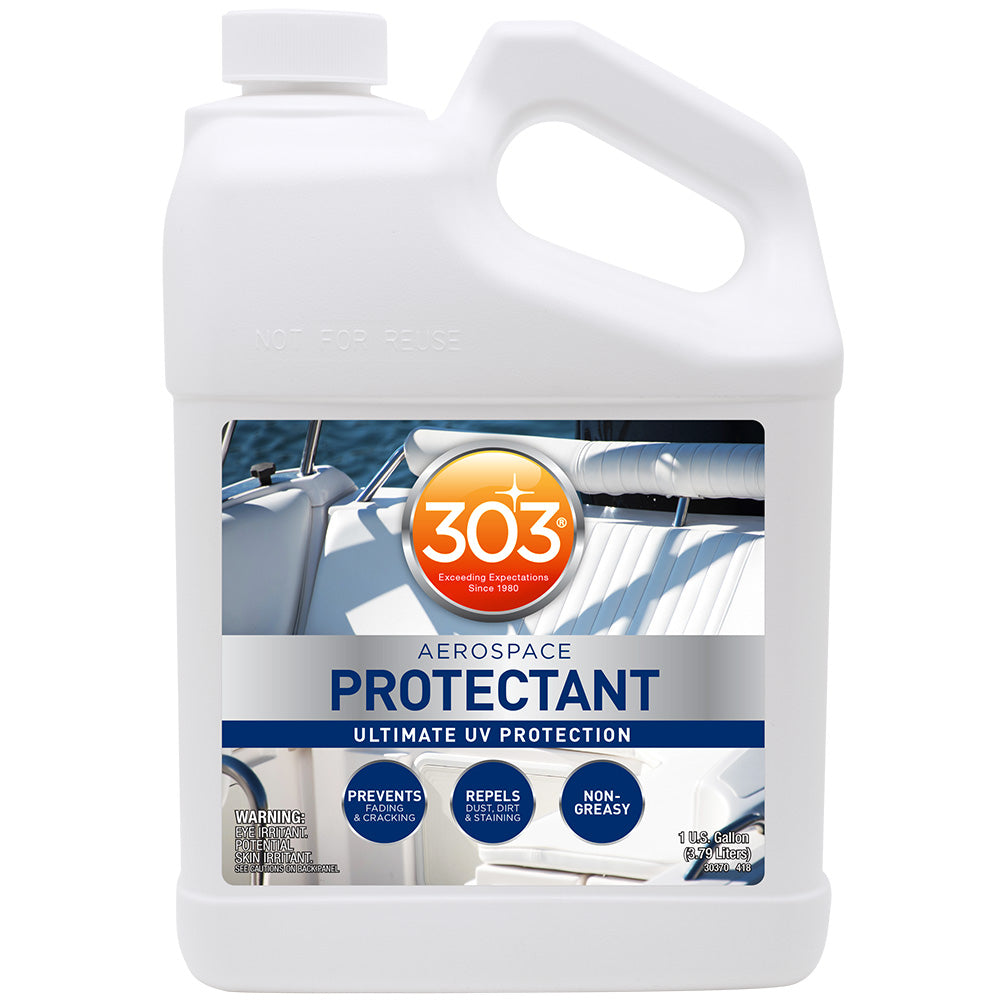 303 Marine & Aerospace Protectant - 1 Gallon | UV Protection & Shine for Boats, RVs, Cars & Aircraft | Prevents Fading & Cracking