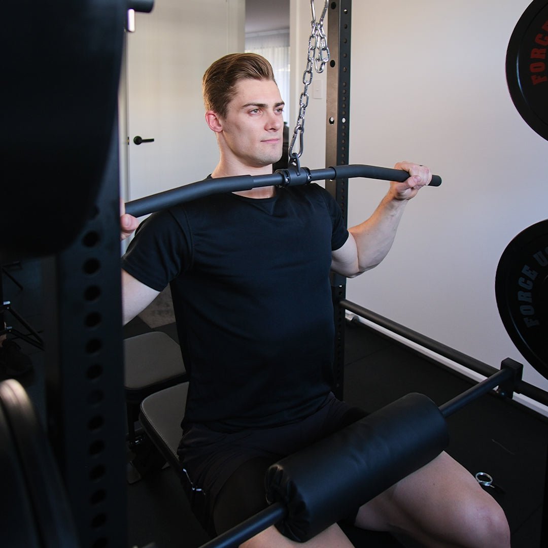 Force USA MyRack Lat Pull Down Attachment - Premium Gym Equipment for Home Workouts | Strength Training & Back Exercises | Perfect for Home Gyms & Fitness Enthusiasts