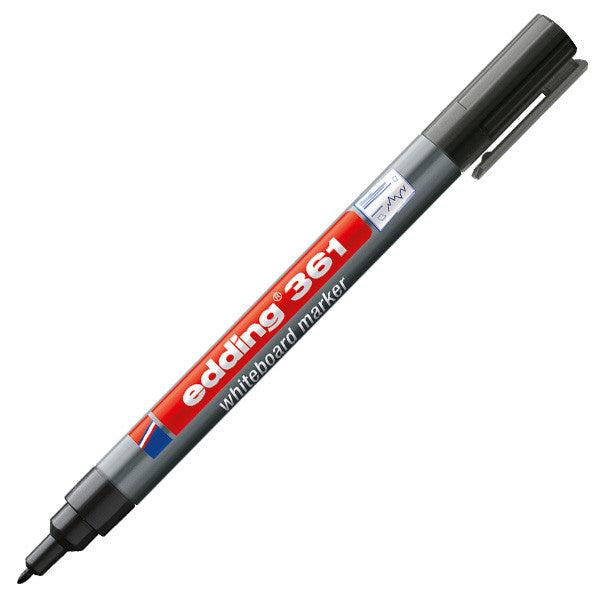 edding 361 Extra Fine Whiteboard Marker Pens - 12 Pack, Low Odor Dry Erase Markers for Whiteboards, Glass, & Non-Porous Surfaces - Ideal for Office, Classroom, Home & Presentations