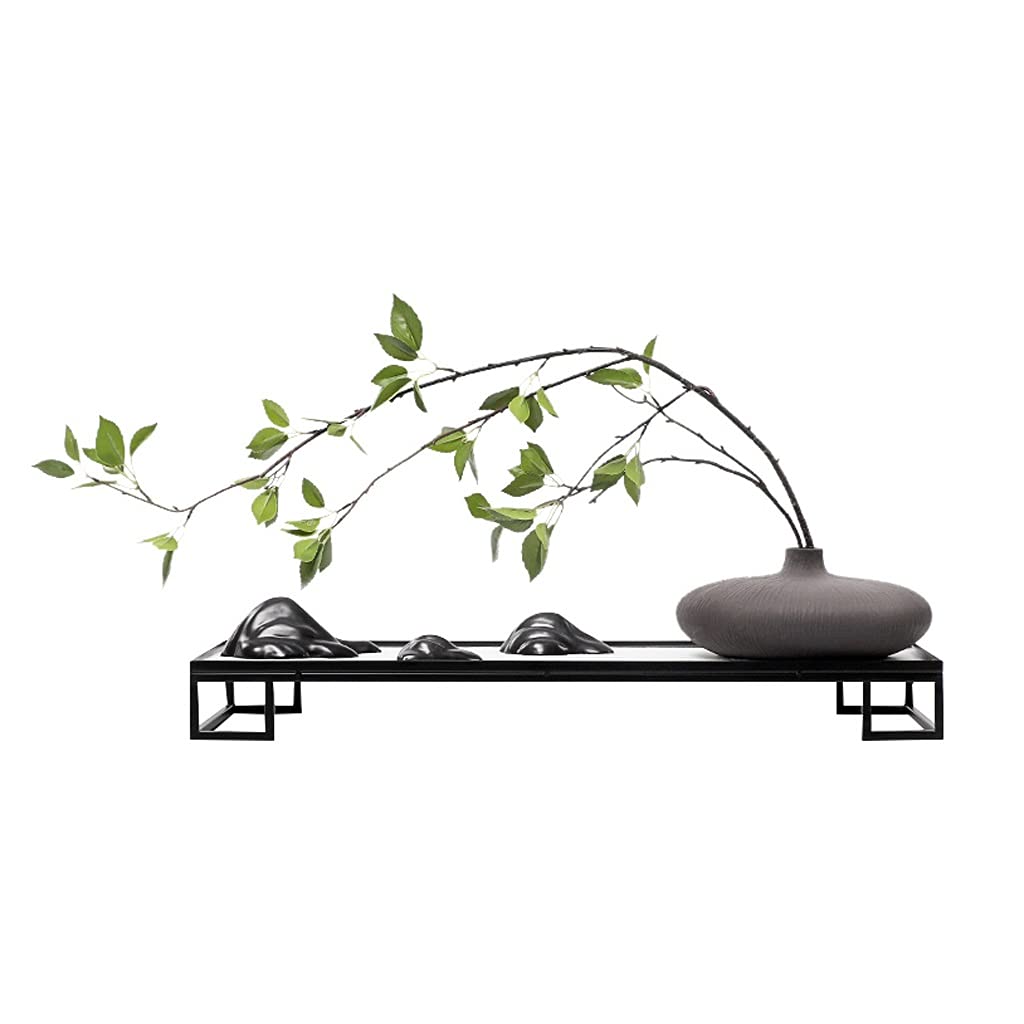 Artificial Bonsai Tree - Zen Style Fake Green Plant in Ceramic Mountain Vase for Home & Office Decor | Perfect for Living Room, Desk, Meditation Space & Gift Giving