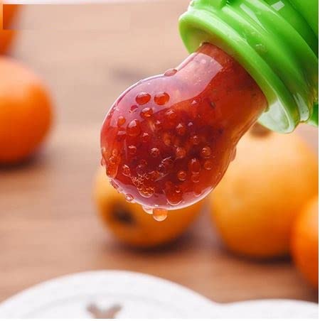 Gilli Shopee Silicone Fruit-Shaped Baby Teether - BPA Free, Combo Pack of 2 (Multi-7) - Safe for Infants 3-12 Months - Perfect for Soothing Sore Gums During Teething & On-the-Go Comfort