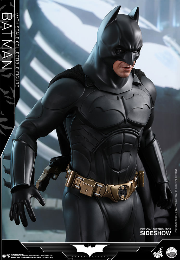 Hot Toys DC Comics Batman Begins The Batman 1/4 Scale Collectible Figure - Perfect for Display, Gifts & DC Superhero Fans