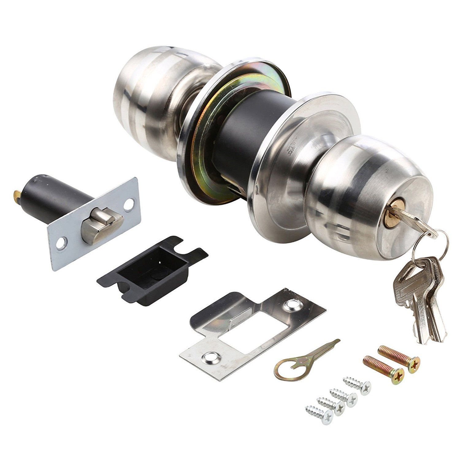 UHPPOTE Electric Strike Door Lock with RF Remote Kit, Exit Button & Power Supply - Secure Access Control for Commercial & Residential Doors | Easy Installation & Durable Design