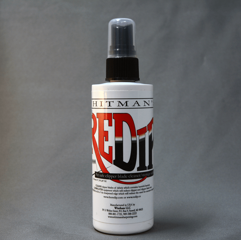 Whitman's REDIP Pet Safe Clipper Blade Cleaning Solution - 2 Sizes for Dog & Cat Grooming - Perfect for Professional & Home Use on Clippers, Trimmers & Shears
