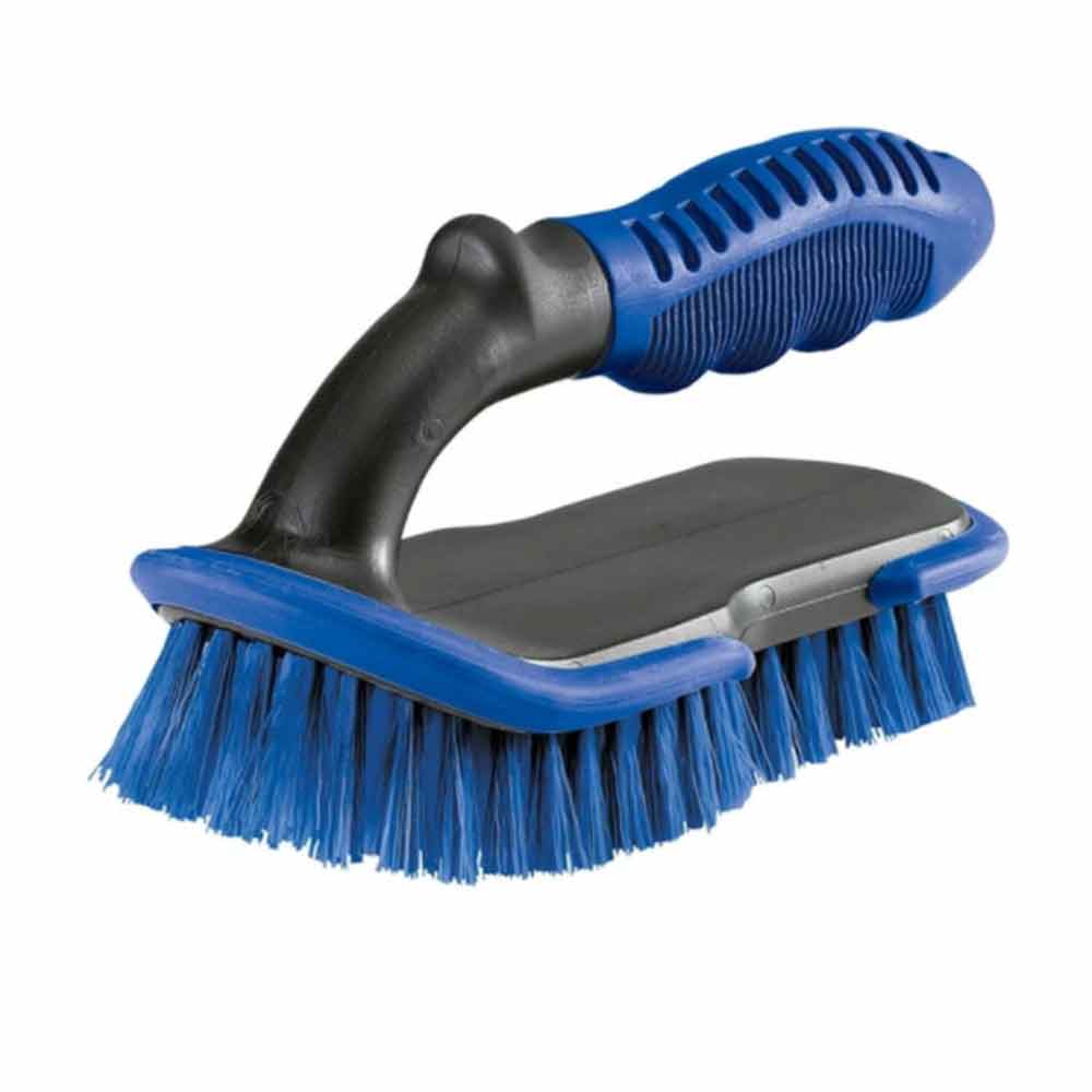 Shurhold Heavy Duty Scrub Brush for Boats, RVs & Outdoor Cleaning - Non-Slip Grip & Durable Bristles for Tough Stains - Perfect for Marine, Car, Deck & Patio Cleaning