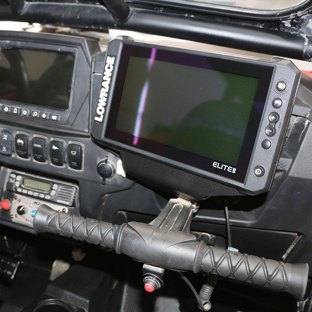 RZR Grab Bar GPS Mount Bracket - Heavy Duty Universal ATV UTV Accessory for Polaris RZR - Perfect for Off-Roading, Hunting & Trail Navigation