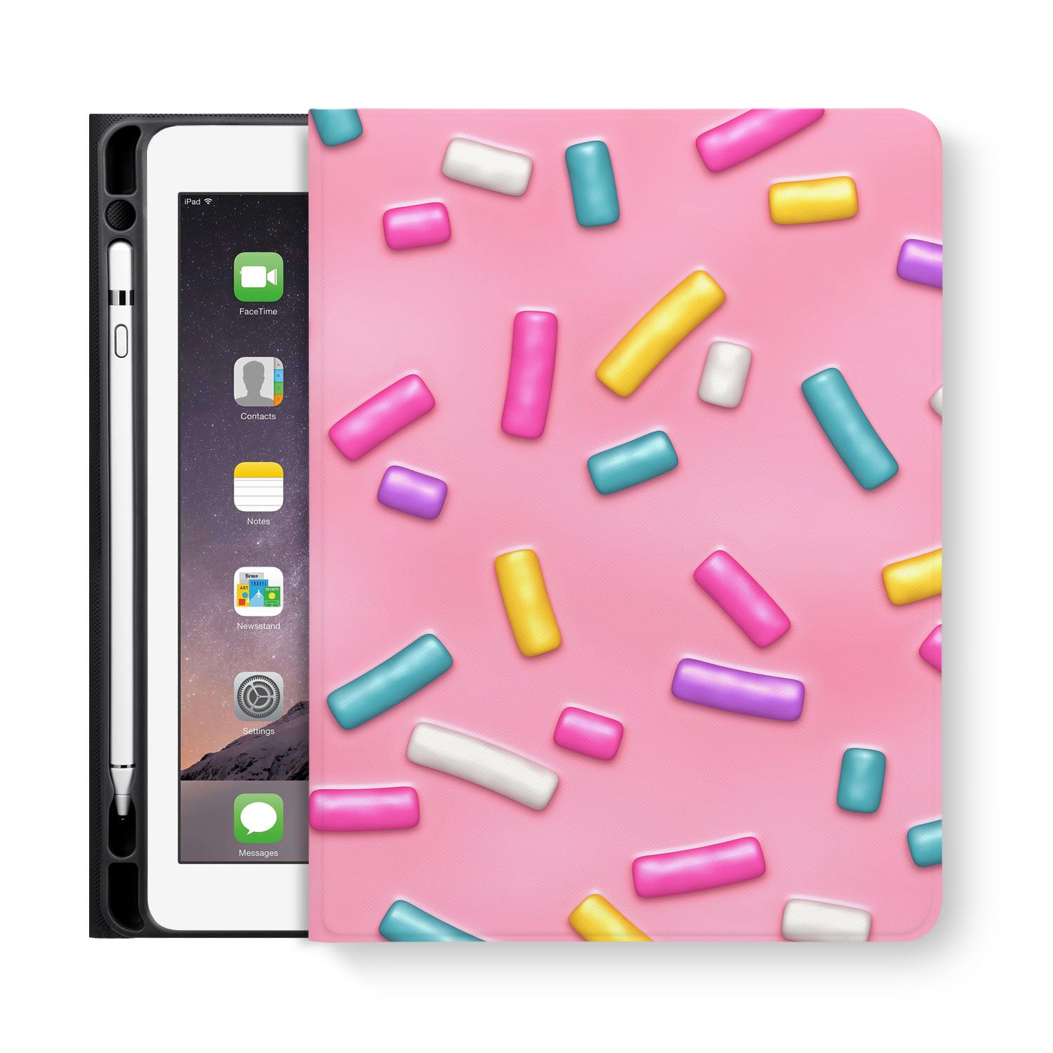 Premium iPad Folio Case with Auto Sleep/Wake - Slim Protective Cover for iPad Pro/Air/Mini - Perfect for Work, Travel & Home Use