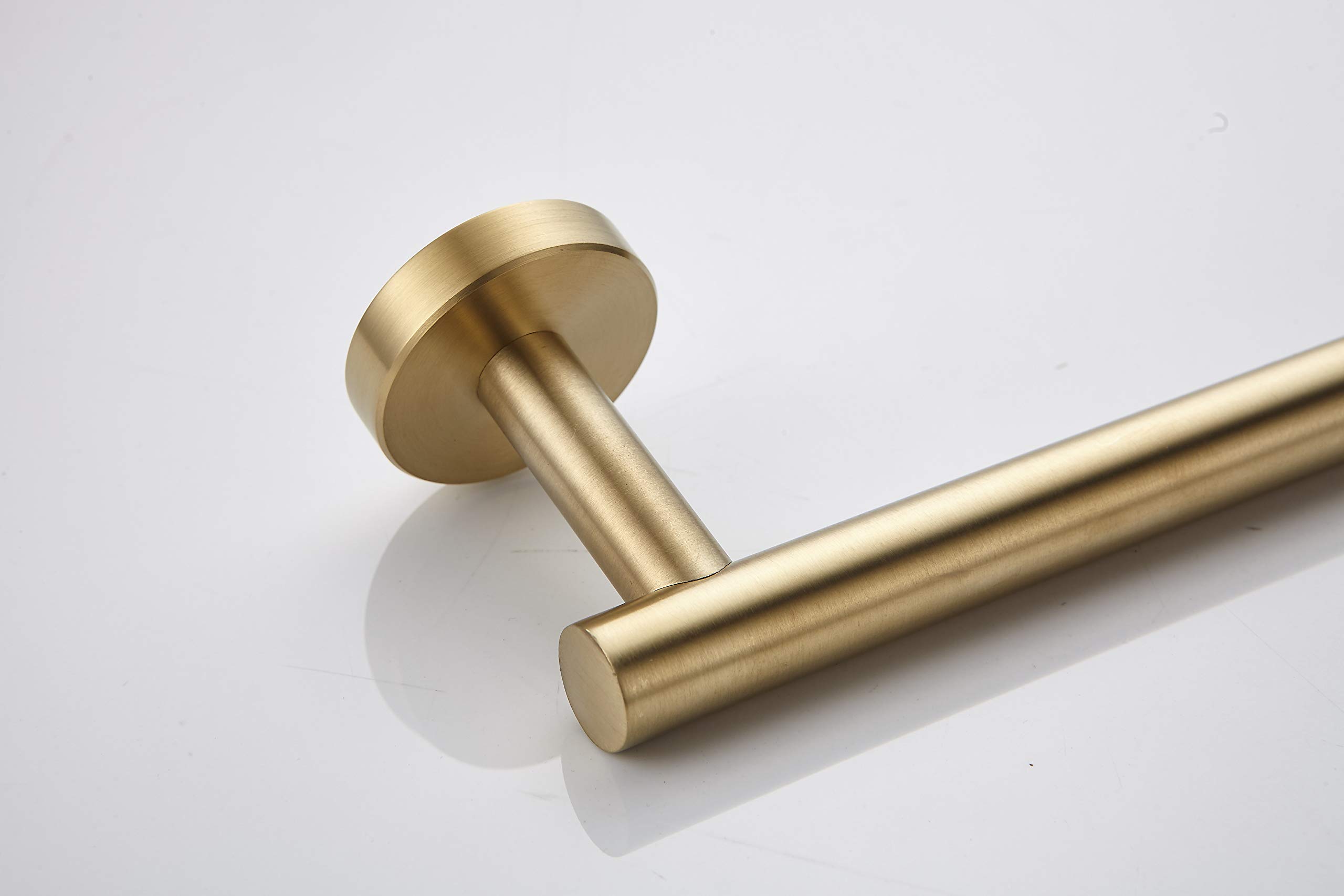Premium SUS304 Stainless Steel Bath Towel Bar - Heavy Duty Wall Mounted Towel Holder for Bathroom, 16 Inch Gold Towel Rack - Perfect for Spa, Hotel & Luxury Home Bathroom Decor