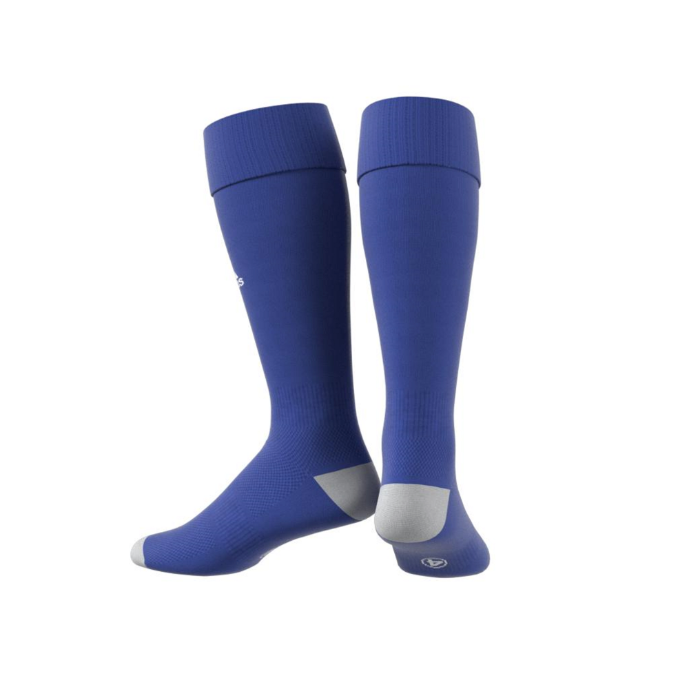 Adidas Milano 16 Athletic Socks - Blue & White Cushioned Sports Socks for Running, Basketball & Gym Workouts - Breathable Comfort for Men & Women