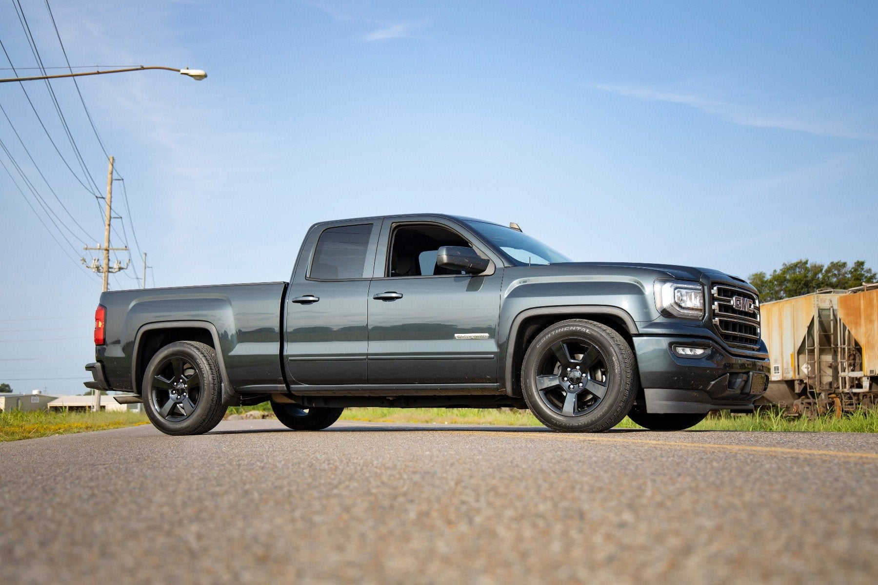 2 Inch Front & 4 Inch Rear Lowering Kit for Chevy/GMC 1500 (2014-2018) | Aluminum/Stamped Knuckle | Truck Suspension Lowering System | Perfect for Street Performance & Custom Truck Builds
