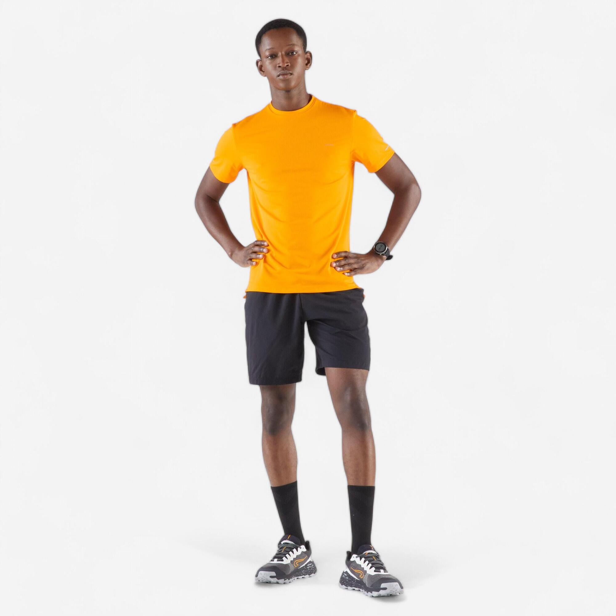 Kiprun Men's Run 500 Breathable Quick-Dry Running Shorts - Lightweight Athletic Shorts for Jogging, Gym Workouts & Outdoor Sports