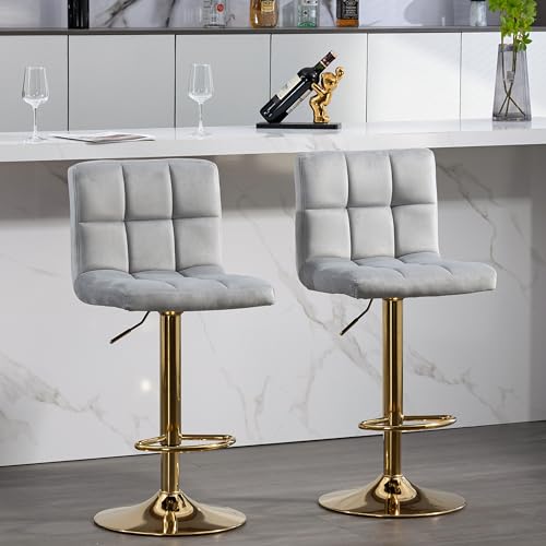 Grey Velvet Gold Base