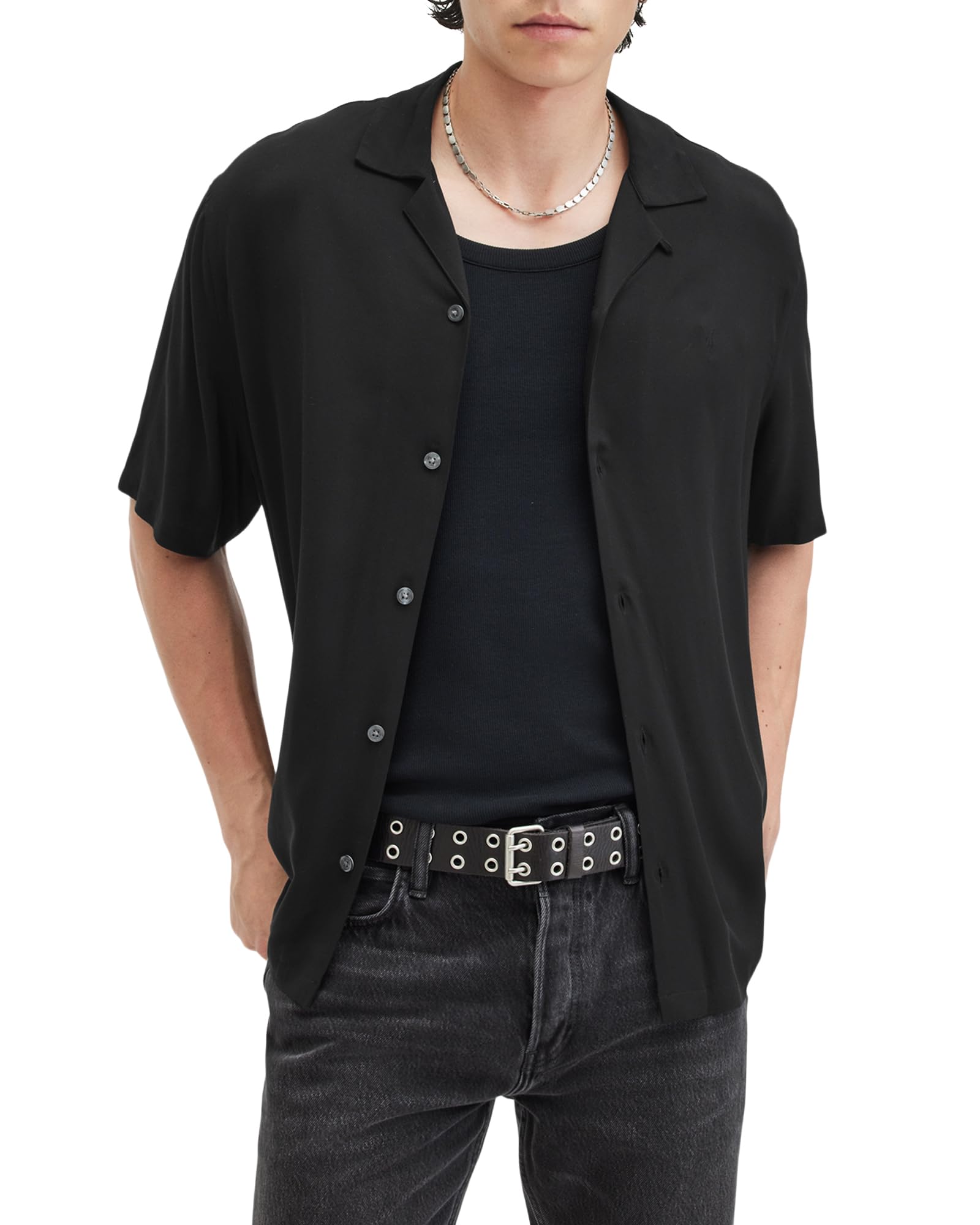 Men's Venice Short Sleeve Casual Shirt - Breathable Summer Button Down Shirt for Outdoor Activities & Beach Vacations