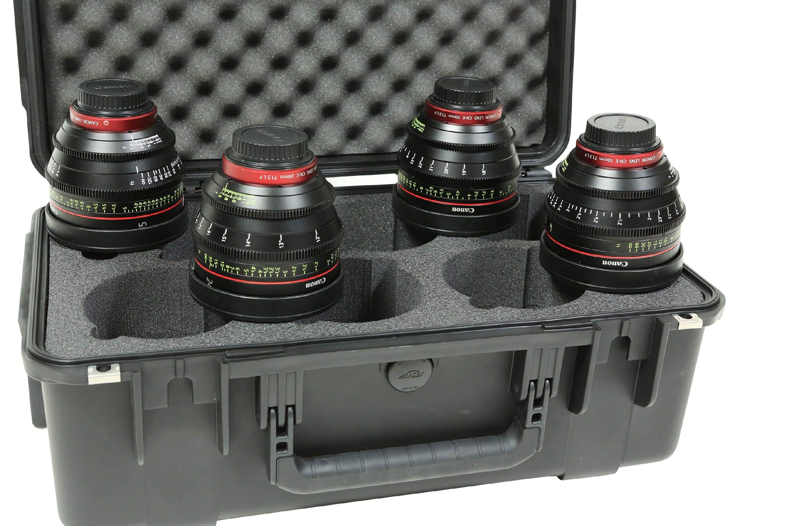 SKB iSeries 3I-20118LENS Waterproof Hard Camera Case for Canon C300 C500 - Durable Black Protective Case for DSLR Cameras & Lenses - Perfect for Professional Videography, Travel & Outdoor Shooting
