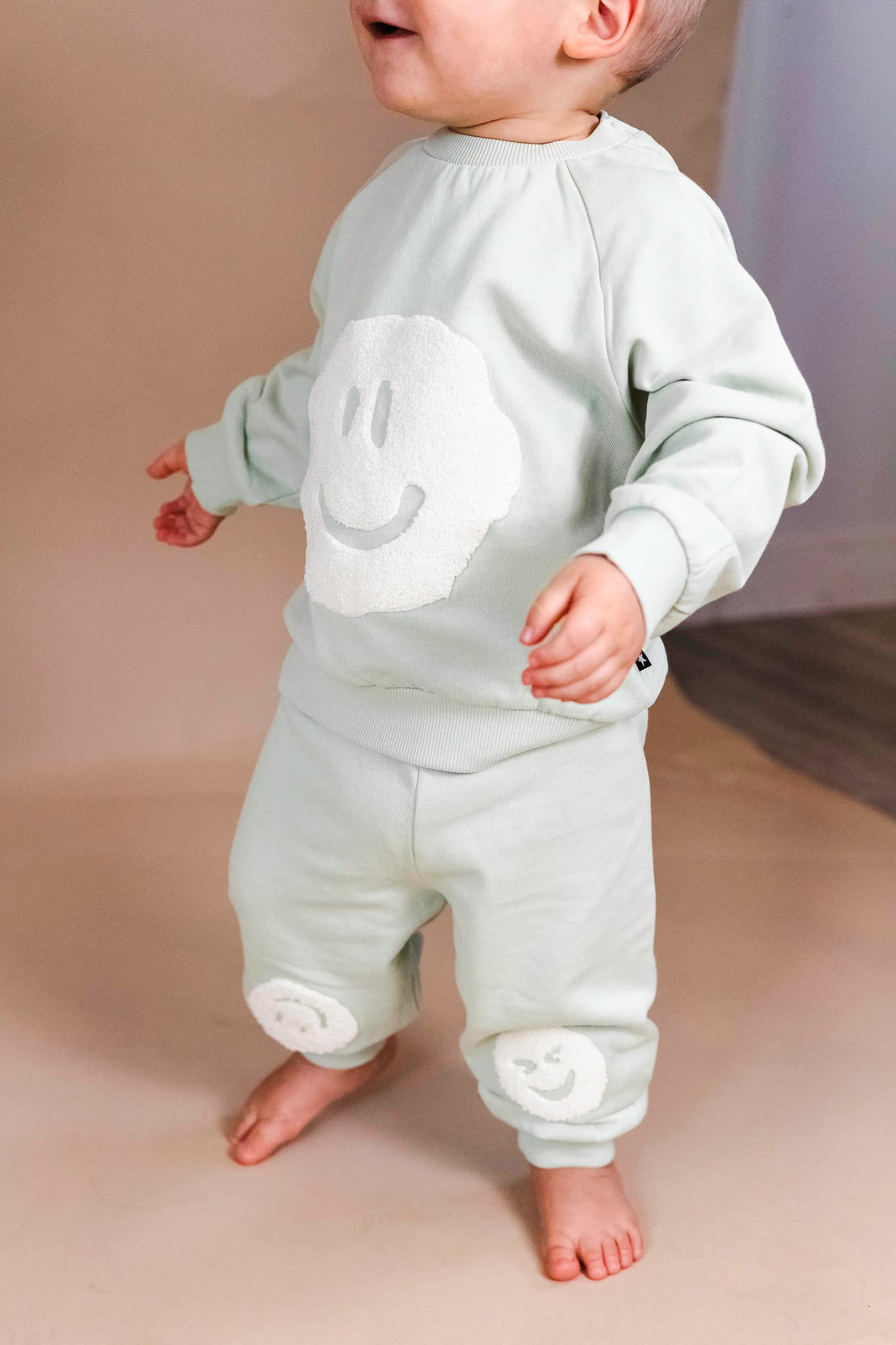 Disc Misty Green Sweatshirt for Toddlers - Unisex Pullover Hoodie for Boys & Girls | Soft Cotton Kids' Sweatshirt for Playdates, Preschool & Outdoor Activities