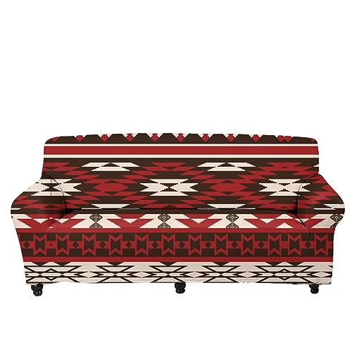 Southwest Aztec Stripe,red