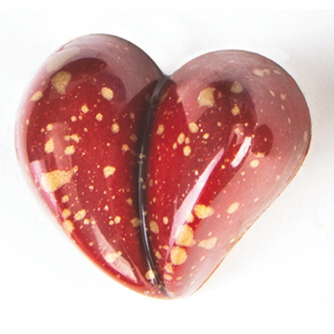 Antonio Bachour Bonbons Chocolate Heart Mold - 21 Silicone Forms for DIY Candy, Desserts & Baking - Perfect for Valentine's Day, Weddings & Holiday Treats