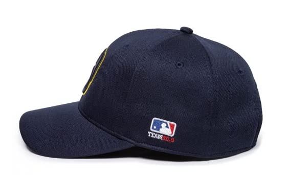 Milwaukee Brewers Youth Adjustable Baseball Cap - Navy Blue One Size Fits All for Kids - Perfect for Games, Practices, and Fan Gear