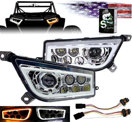 Dual Color SwitchBack Halo WHITE/AMBER