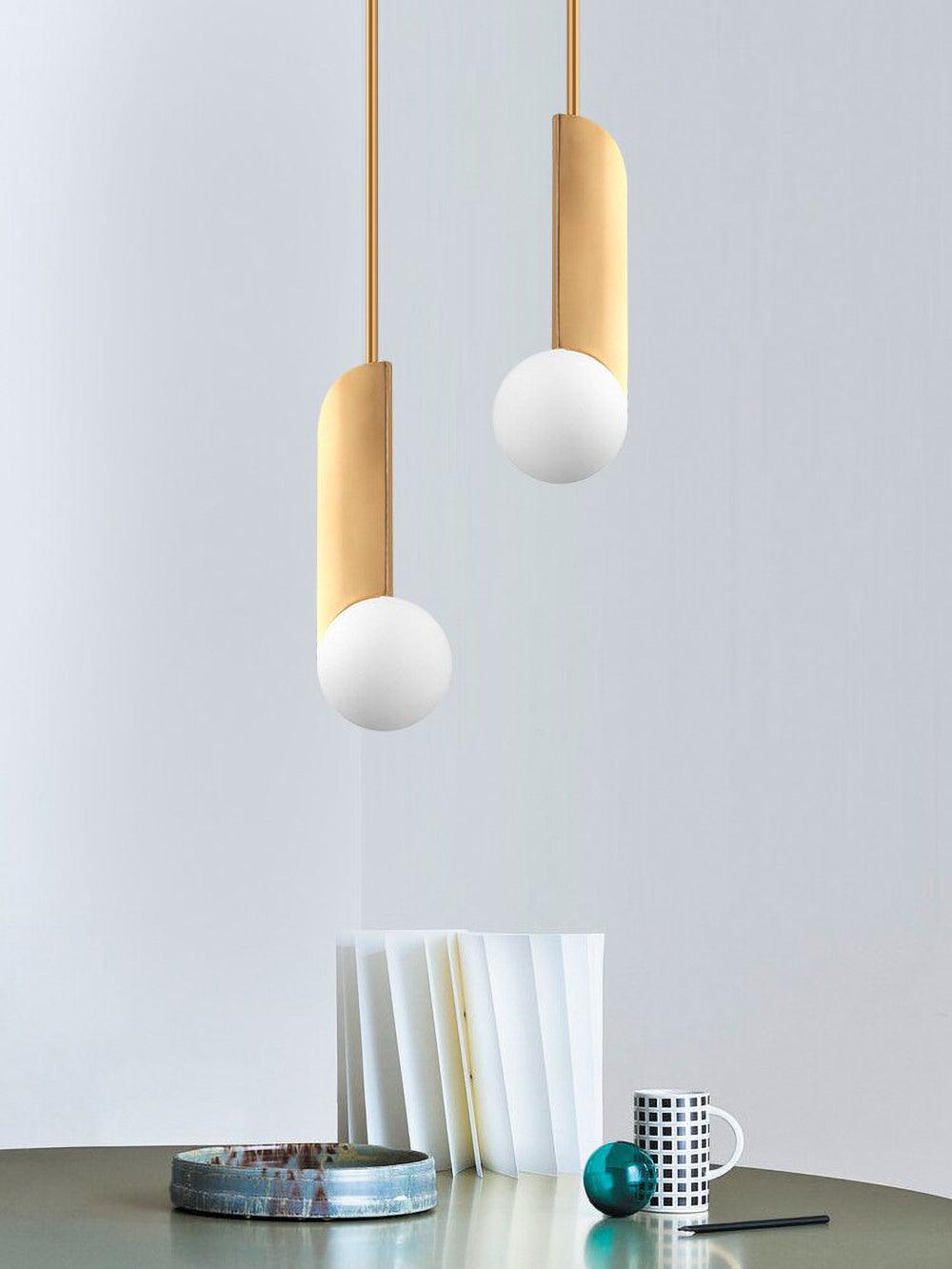 Modern Bower Pendant Lamp - Elegant Hanging Light Fixture for Dining Room, Kitchen Island & Bedroom - Adjustable Height LED Ceiling Light with Vintage Industrial Design