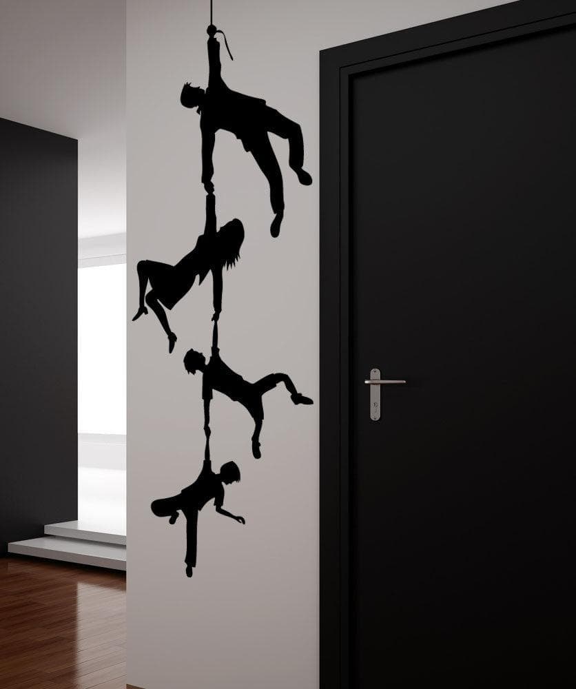 Vinyl Wall Decal Sticker - Hanging Family Tree Design #5492 | Removable Home Decor for Living Room, Nursery & Bedroom