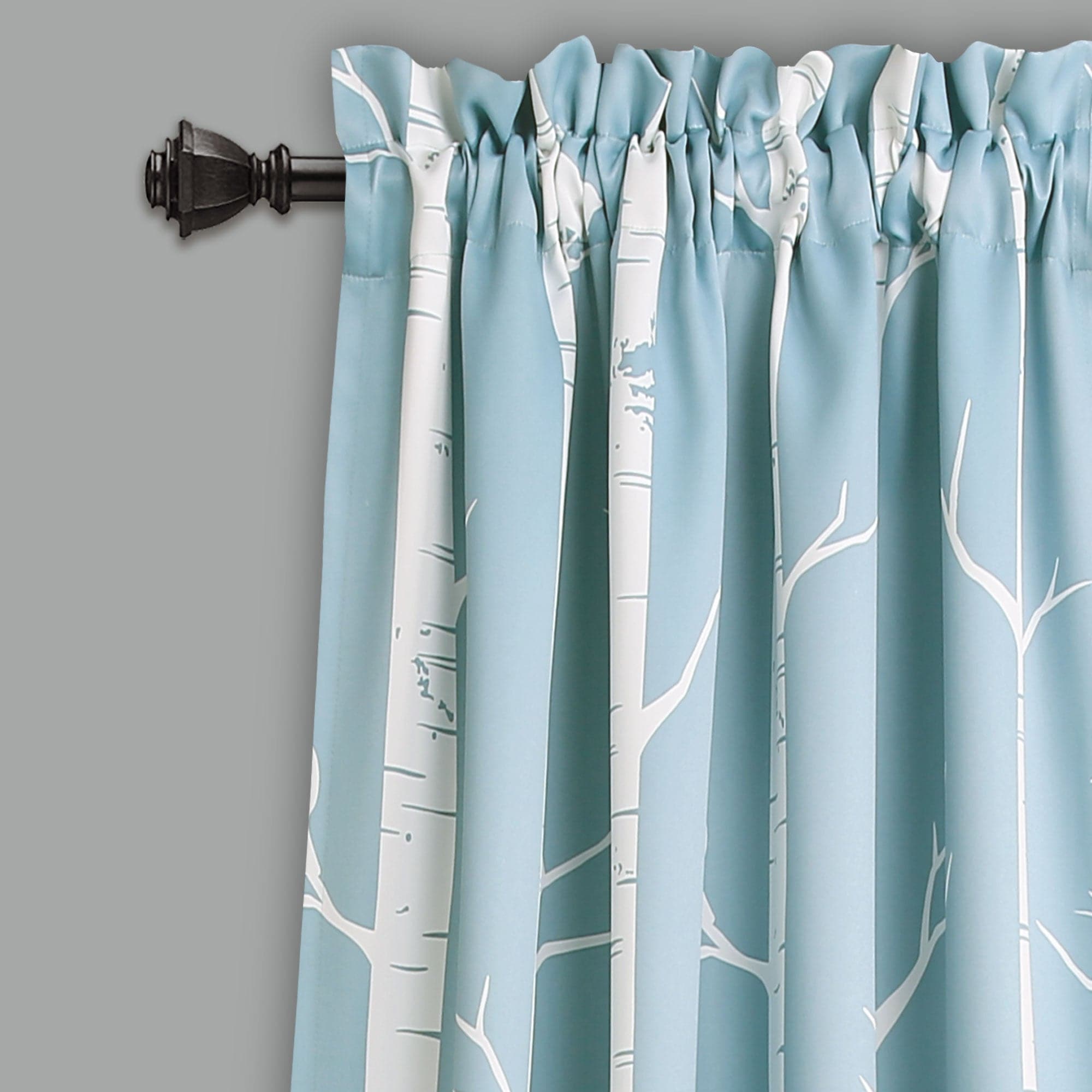 Bird on the Tree Light Filtering Window Curtain Set - Nature Inspired Sheer Drapes for Living Room & Bedroom - Perfect for Soft Sunlight & Privacy