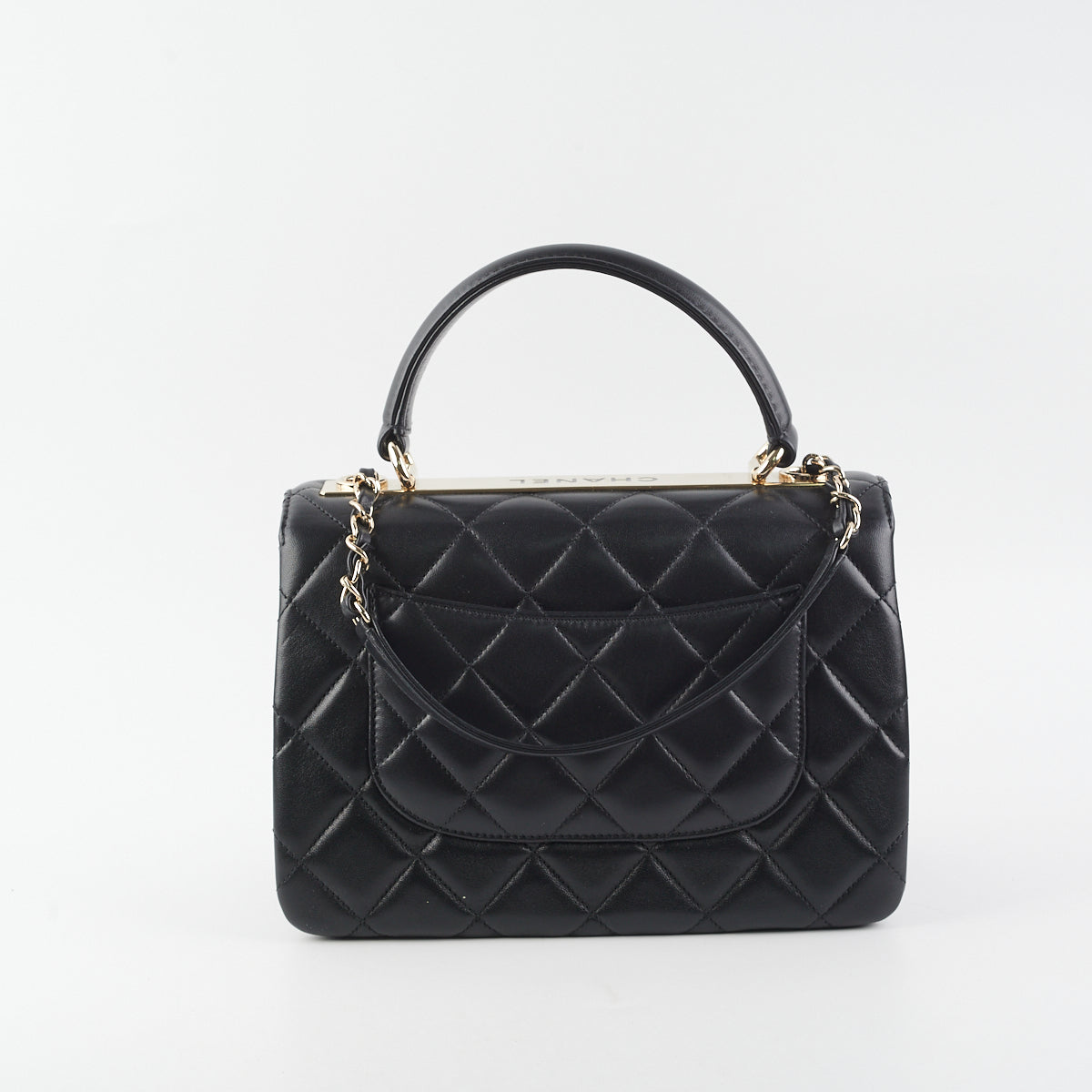 Chanel Quilted Trendy CC Small Black Leather Shoulder Bag - Luxury Designer Handbag for Women, Perfect for Date Night & Evening Events
