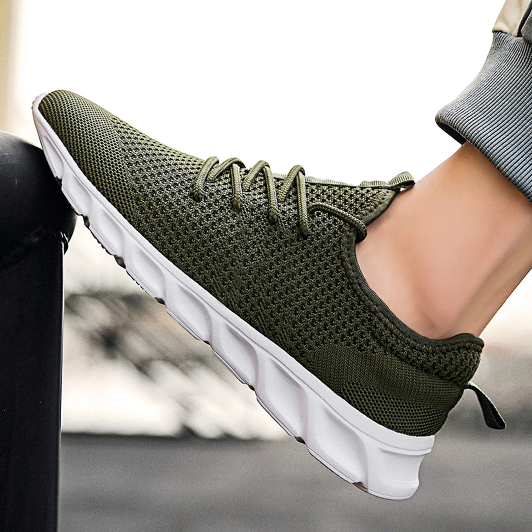 Men's Lightweight Athletic Running Shoes - Breathable Gym & Walking Sneakers for Casual Sports & Fitness | Perfect for Jogging, Workouts & Daily Wear