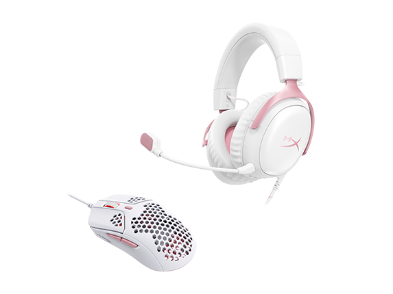 HyperX Cloud III Wired Gaming Headset & Pulsefire Haste Wired Gaming Mouse Bundle - Perfect for PC, PS5, Xbox Series X Gaming & Streaming