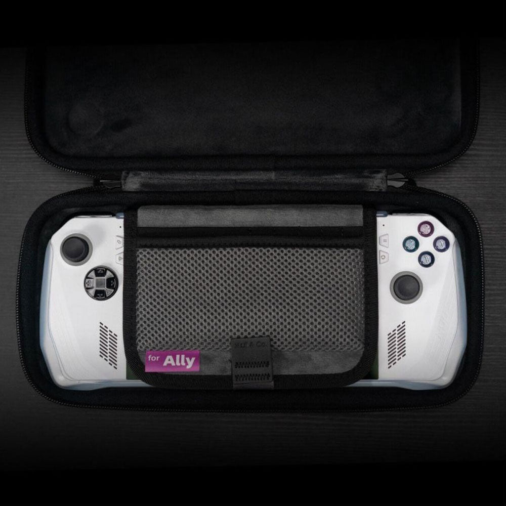 Skull & Co. Slim Carrying Case for ASUS ROG Ally - Lightweight Protective Cover for Handheld Gaming Console | Perfect for Travel, Commuting & Gaming On-The-Go