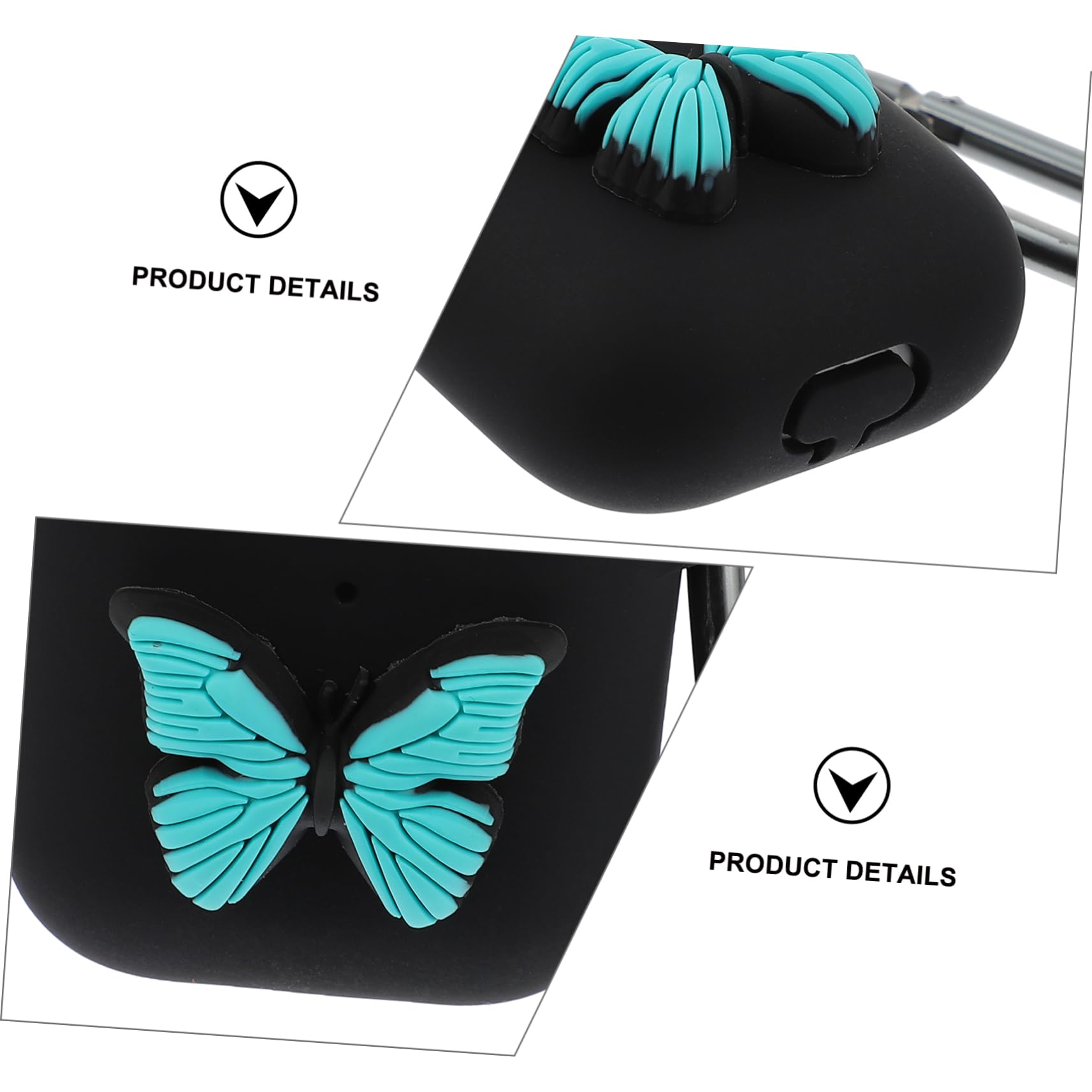 Homoyoyo Silicone Earphone Case for AirPods & Wireless Earbuds - 2 Pack 3D Design Headphone Cover Accessories - Perfect for Gym, Travel & Daily Use