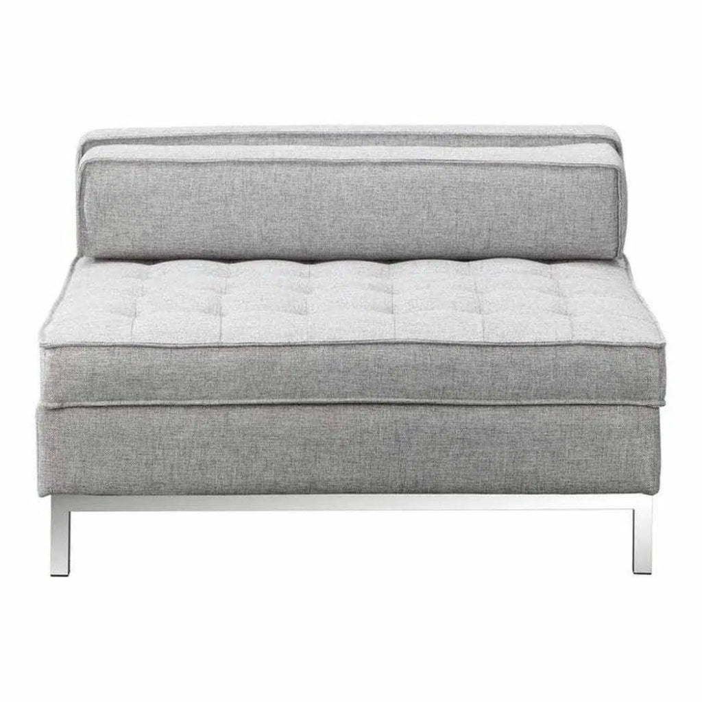 40 Inch Storage Ottoman with Lift Top - Modern Gray Faux Leather Bench for Living Room, Bedroom & Entryway Storage