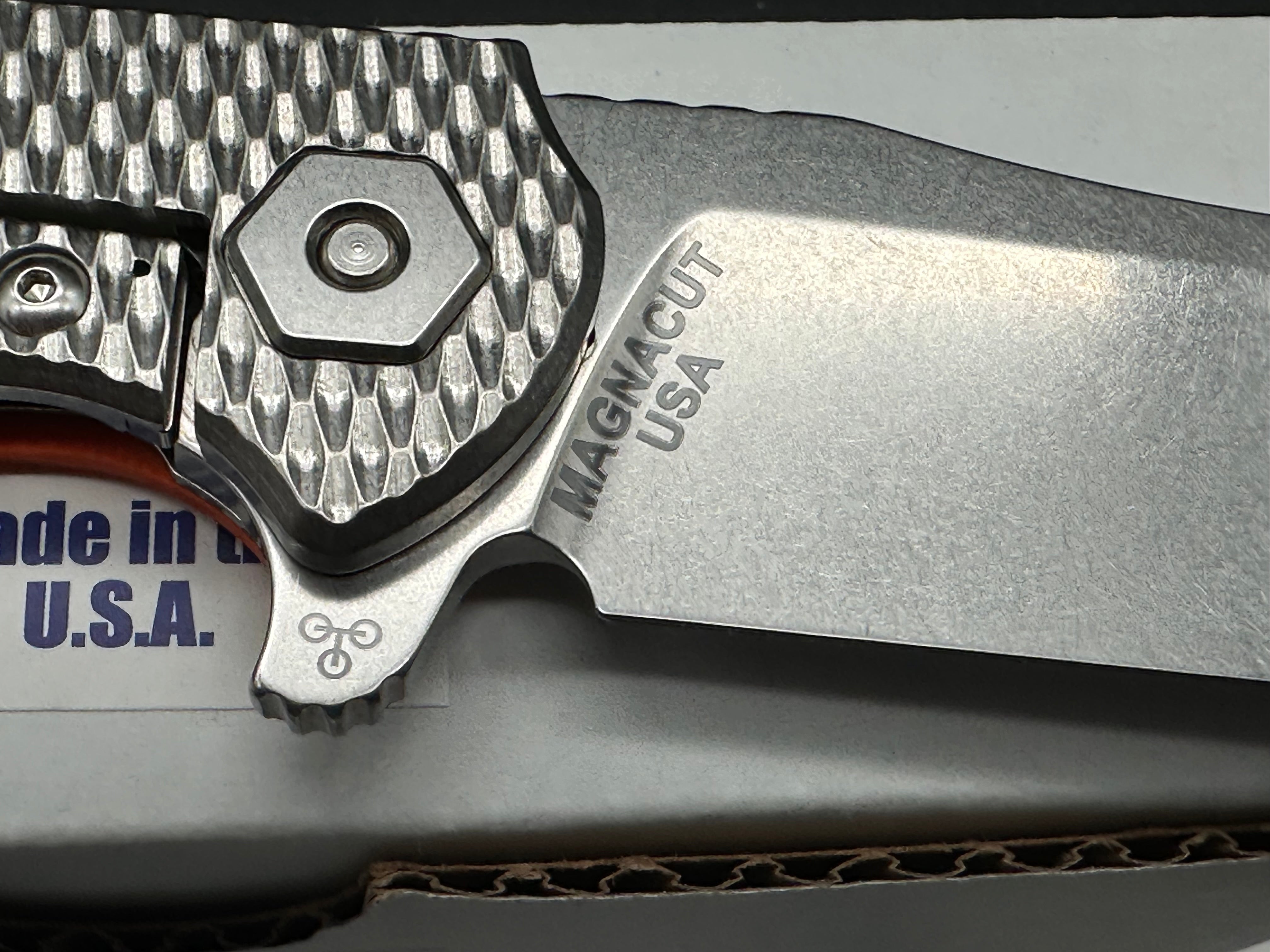 Hinderer Project X Folding Knife - Orange G10 Handle & Magnacut Blade | EDC, Camping, Survival Gear