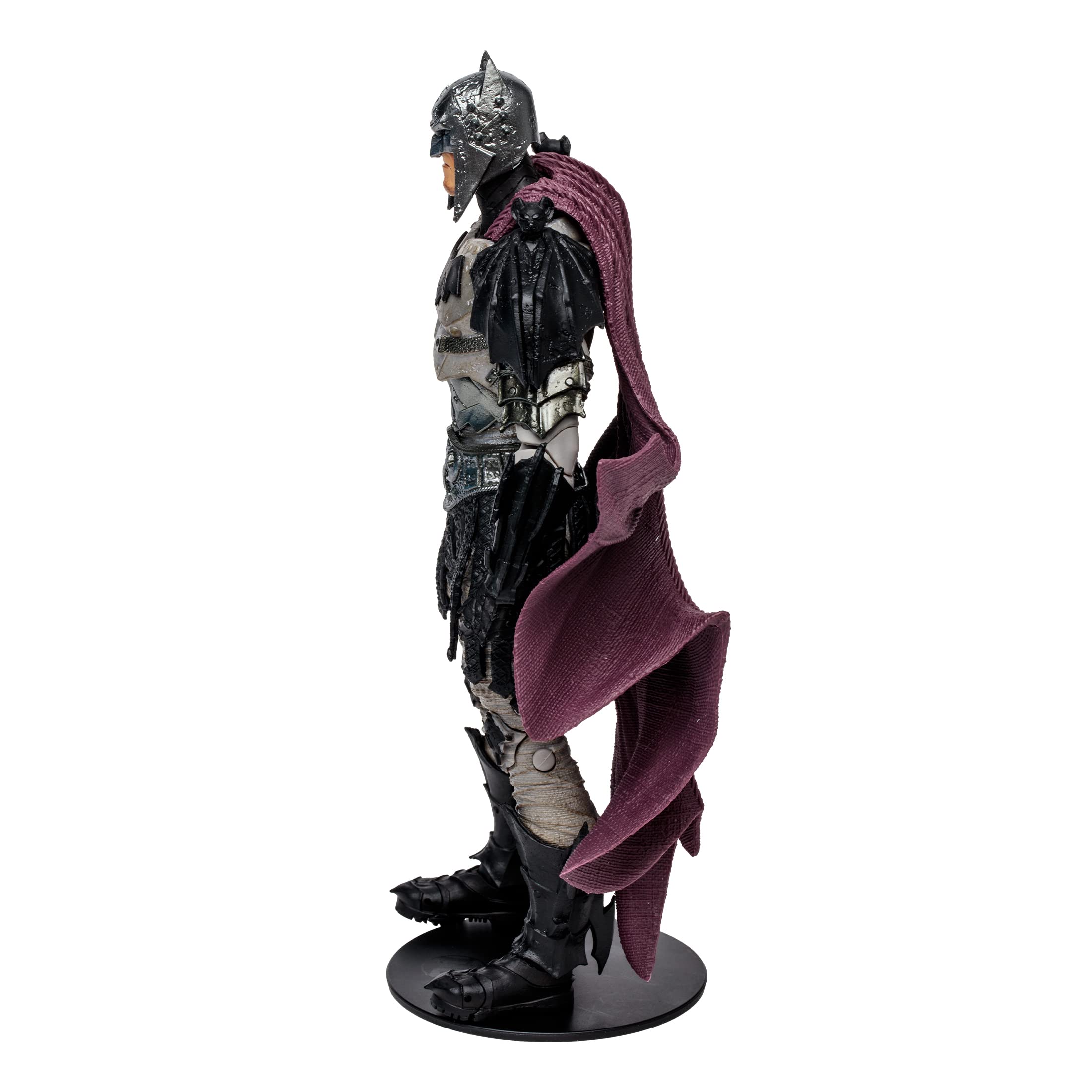 McFarlane Toys DC Multiverse 7-Inch Gladiator Batman Action Figure (Dark Metal) - Collectible DC Comics Superhero Toy for Display & Role Play