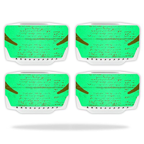 MightySkins Compatible with Blade Chroma Drone Battery (4 Pack) - Durable Vinyl Wrap Cover Sticker Skins - Biohazard Design - Perfect for Drone Protection and Customization