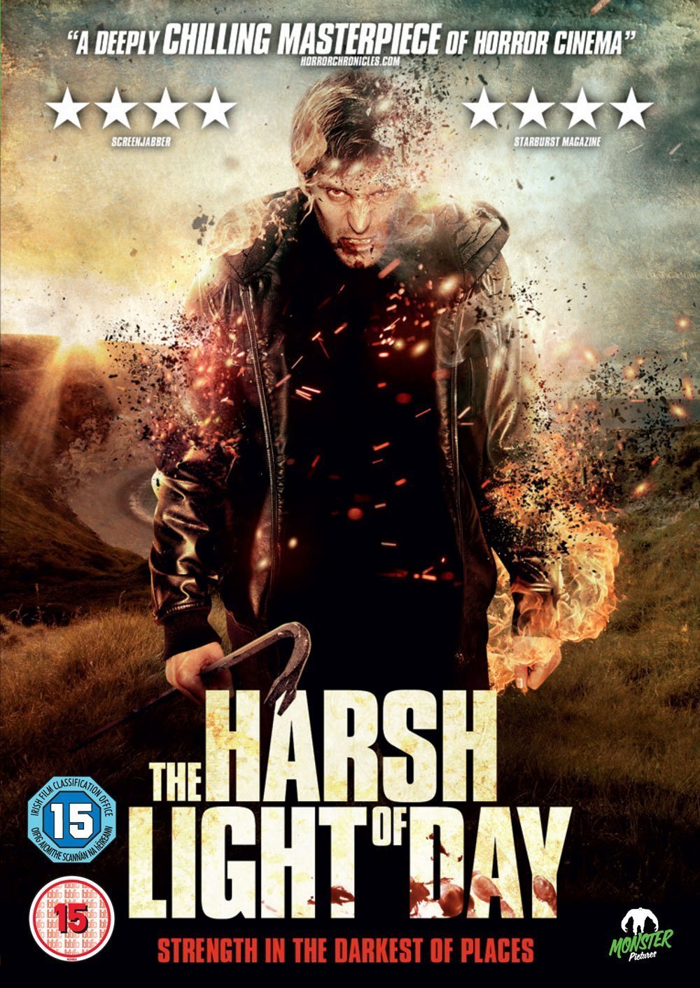 The Harsh Light of Day - Horror Movie Poster - Perfect for Halloween Decor, Movie Room & Scary Gift Ideas
