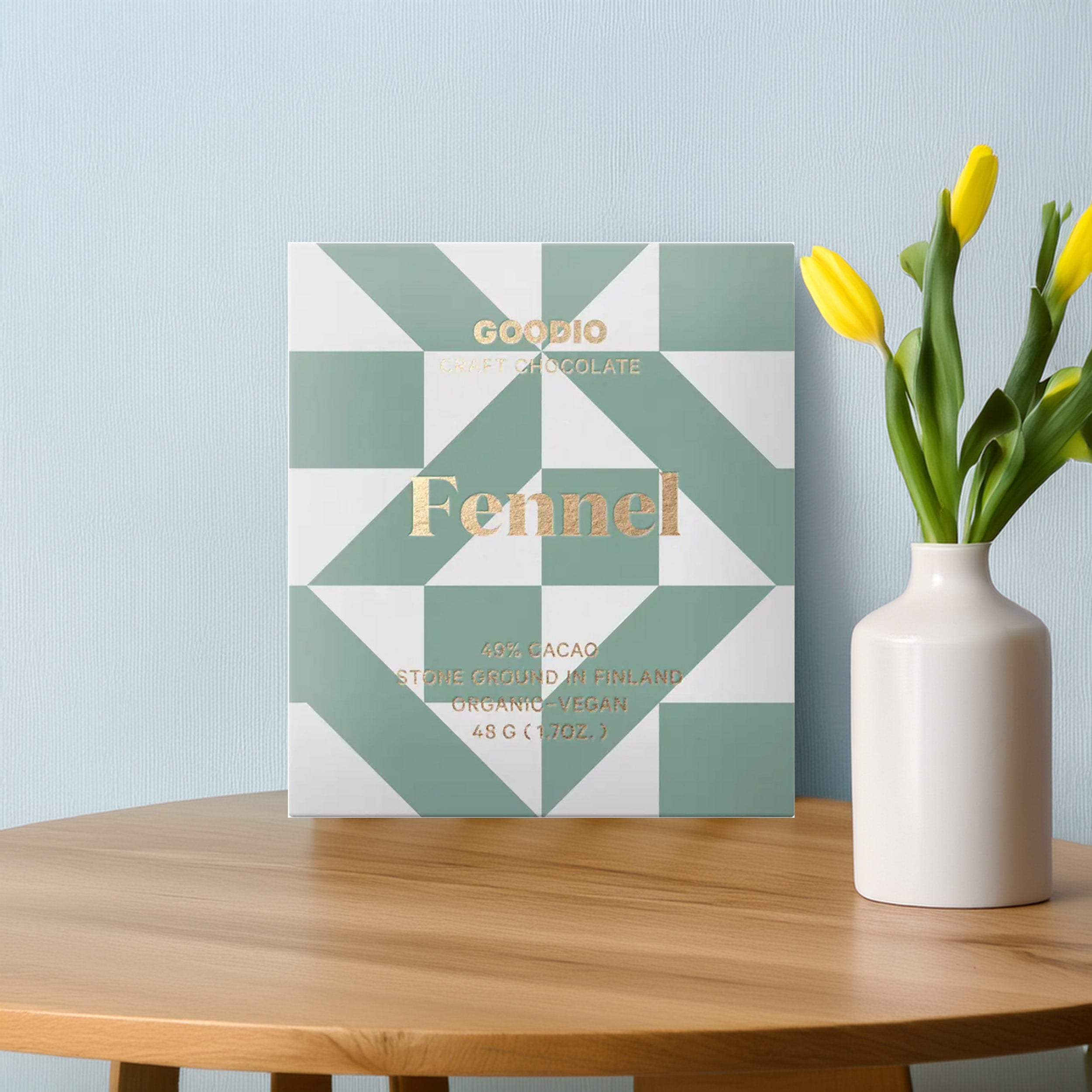 Organic Fennel Chocolate Bars - Healthy Dark Chocolate with Fennel Seeds for Digestion & Relaxation - Perfect for Gifting, Snacking & After-Dinner Treats