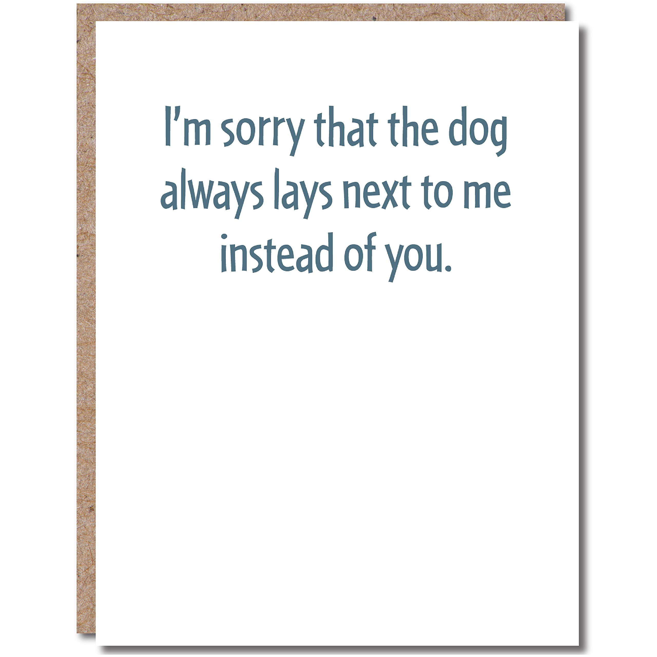 Funny Dog Card - I Love You - Perfect for Birthdays, Anniversaries, and Just Because Moments