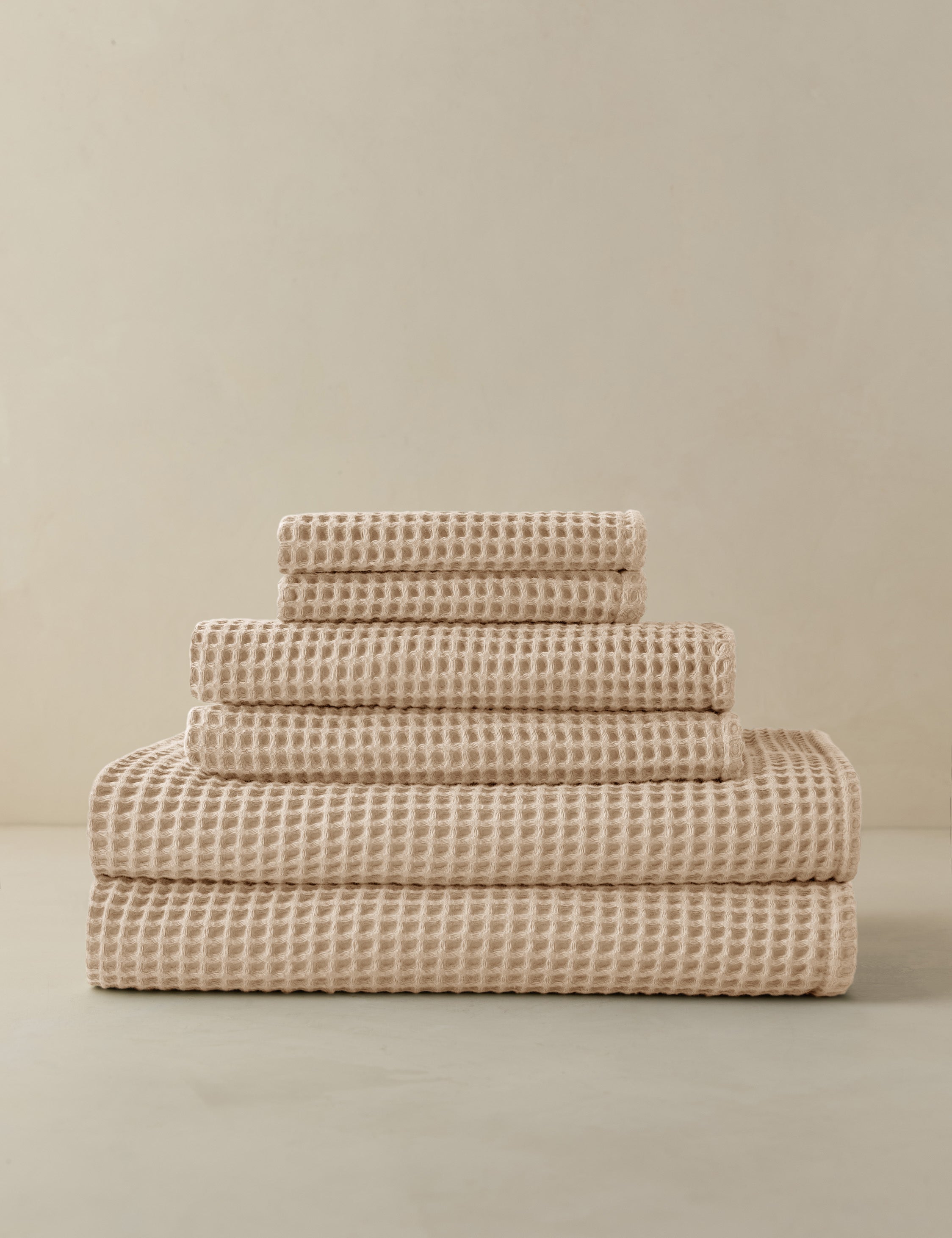Bexley Organic Cotton Waffle Weave Bath Towel Set - Soft, Absorbent & Eco-Friendly for Spa, Beach & Home Use