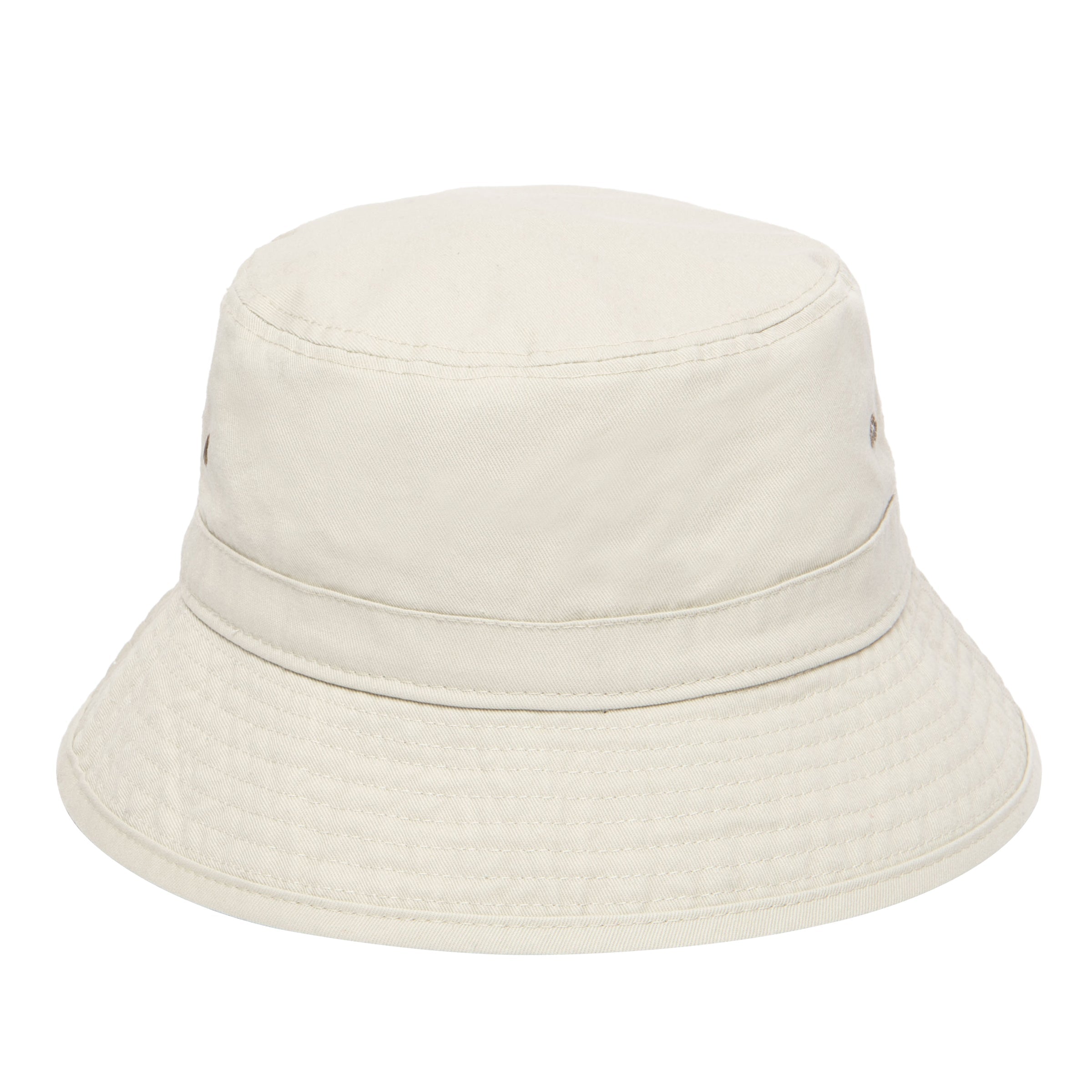 Men's Washed Cotton Bucket Hat with Side Grommets - Breathable Sun Protection for Outdoor Activities, Hiking, and Beach Vacations