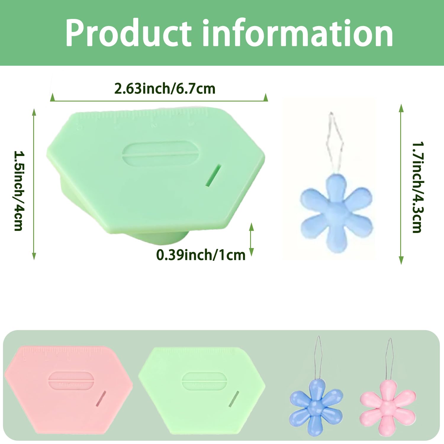 Magnetic Seam Guide for Sewing Machine - Multifunctional Hem Guide with Needle Threaders & Hemmer Guide | Universal Sewing Supplies & Accessories | Perfect for Quilting, Dressmaking & DIY Projects