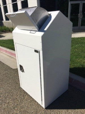 40 Gallon Large Indoor E-Waste Recycling Bin - EW01 | Perfect for Offices, Schools & Homes | Eco-Friendly Electronic Waste Disposal Solution