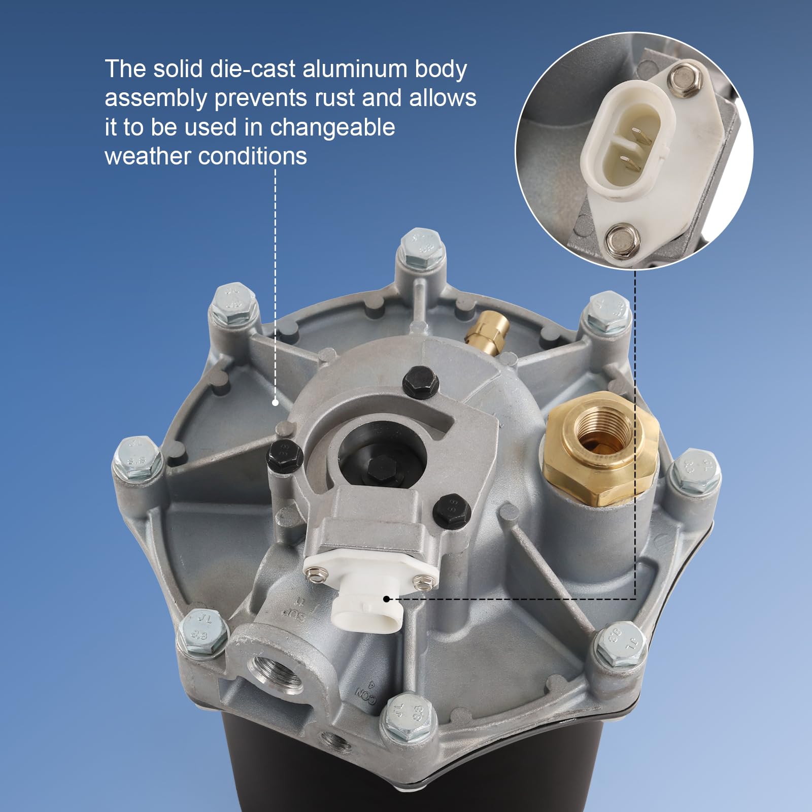 065225 AD9 Air Dryer Replacement - Compatible with AD-9, 109685, F224680, 26QE377 - Ideal for Truck & Heavy Equipment Air Brake Systems
