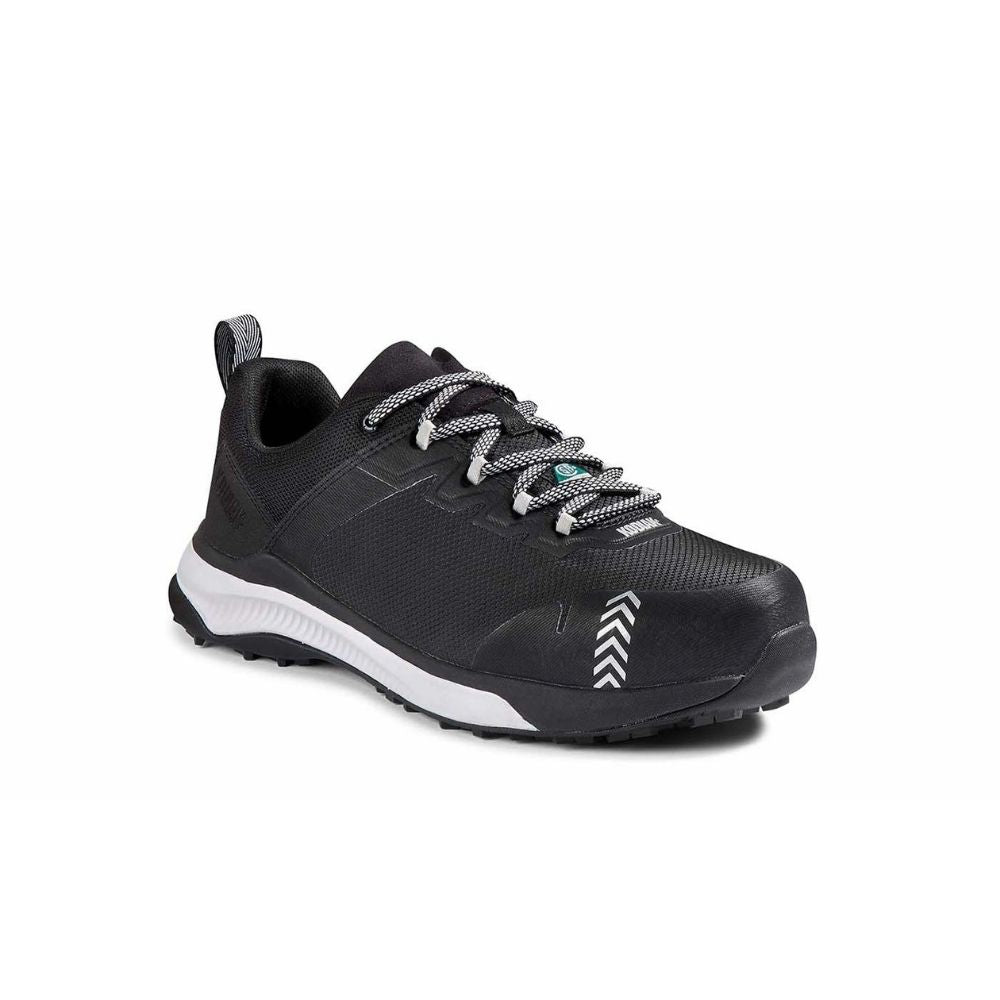Kodiak Quicktrail Women's Composite Toe Work Safety Athletic Shoes - Lightweight Non-Slip Steel Toe Sneakers for Construction, Warehouse & Outdoor Work (Black)