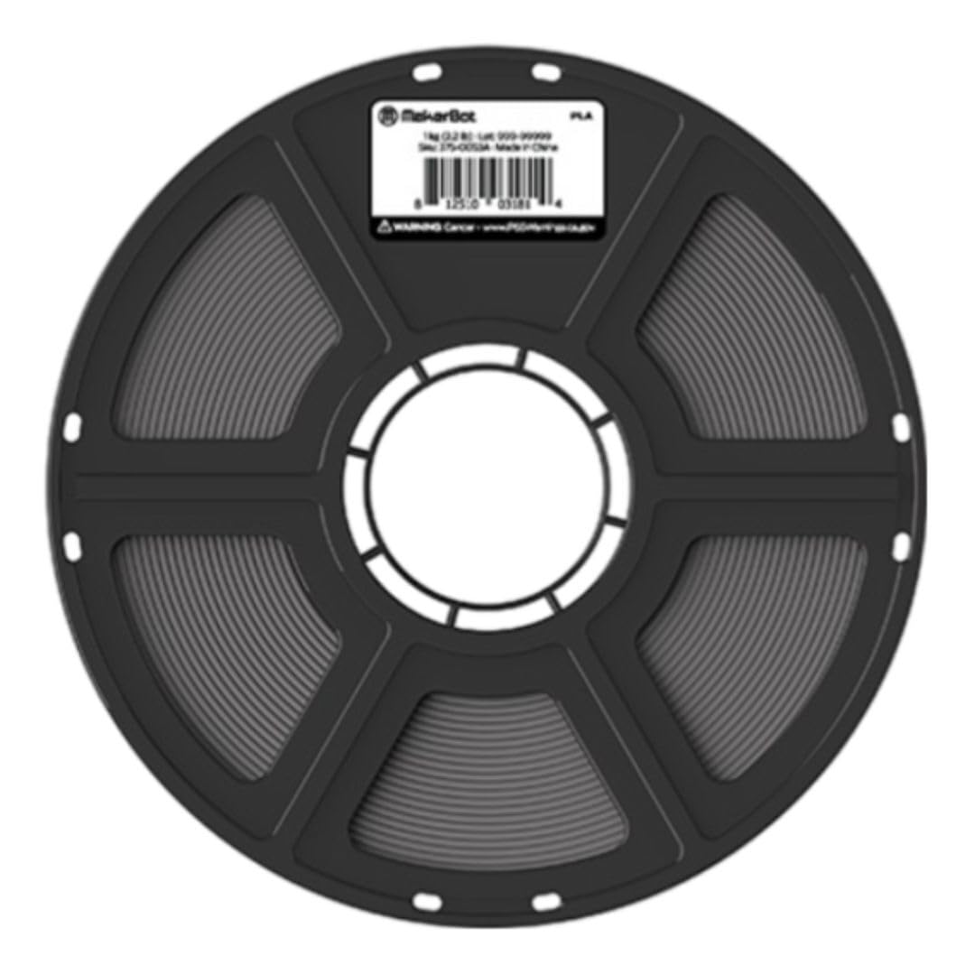 MakerBot 375-0049A Gray PLA Filament - 2.2Lb Spool for Sketch 3D Printer & Sketch Large 3D Printer | Perfect for Prototyping, Educational Projects & Creative Designs