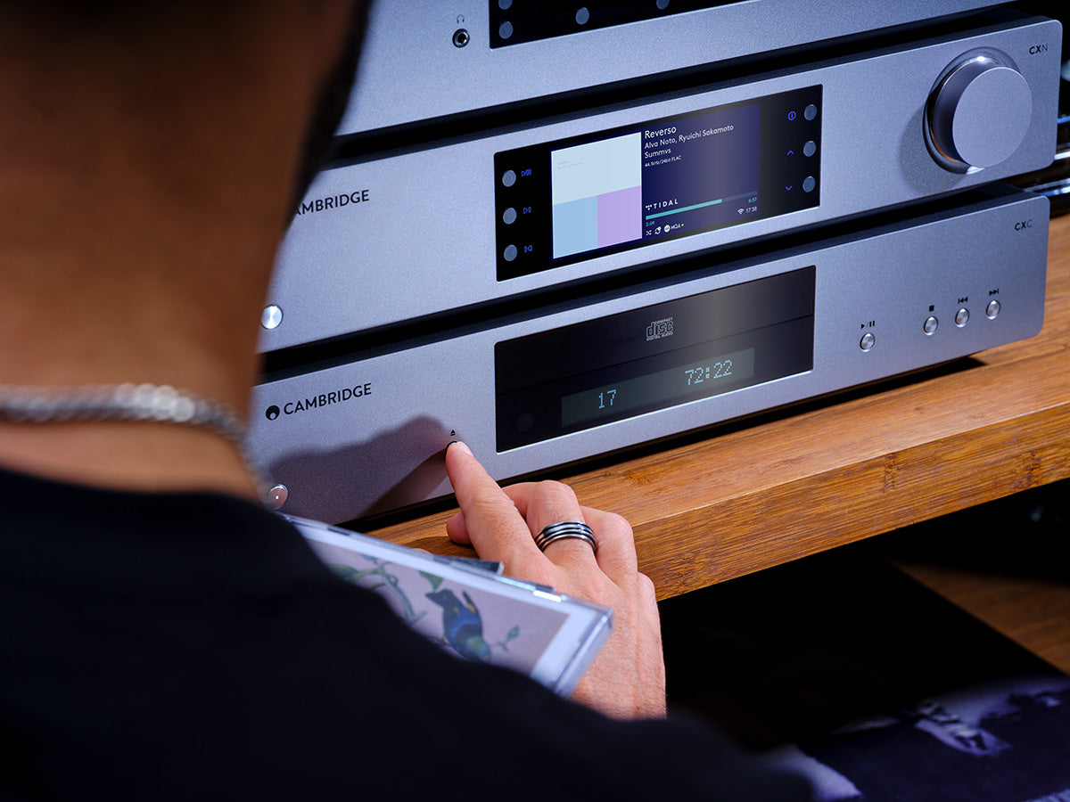 Cambridge Audio CXN100 Network Music Player - High-Resolution Wireless Streaming, Lunar Grey | Perfect for Home Audio Systems & Multi-Room Setup