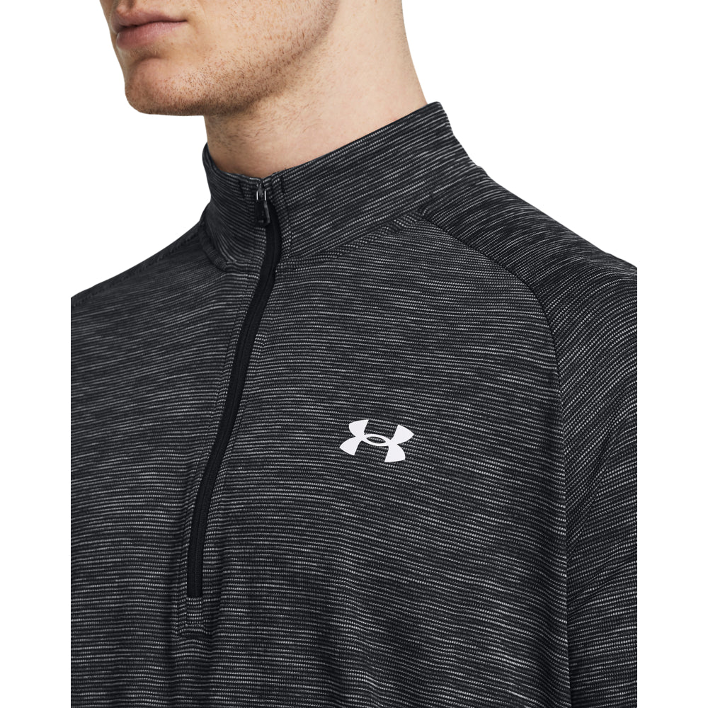 Under Armour Men's Tech Textured 1/2 Zip Pullover - Lightweight Performance Shirt for Running, Gym & Outdoor Activities