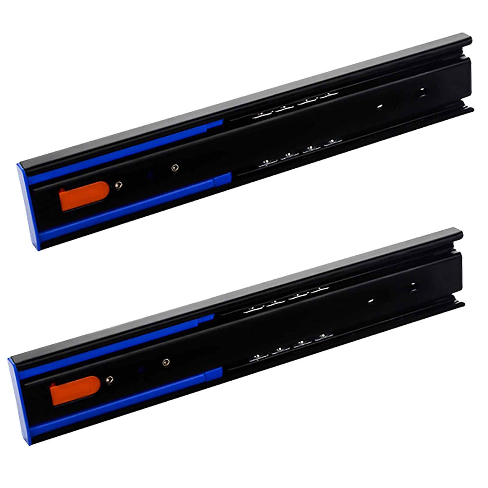 ZBYL Full Extension Drawer Slides with Soft Close Ball Bearing - Side Mount Kitchen Cabinet Hardware (2Pcs) - Perfect for Kitchen Renovation & Furniture Upgrade