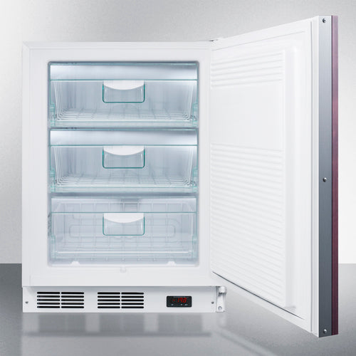 Accucold 24-Inch Wide ADA Compliant Built-In All Freezer - Perfect for Restaurants, Commercial Kitchens & ADA Accessible Spaces | VT65MLBIIFADA